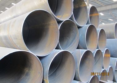 Black / Galvanized Spiral Pipe High Performance For Gas / Oil Transmission