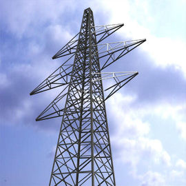 Rust Protection Lattice Transmission Tower , 500 KV Transmission Tower