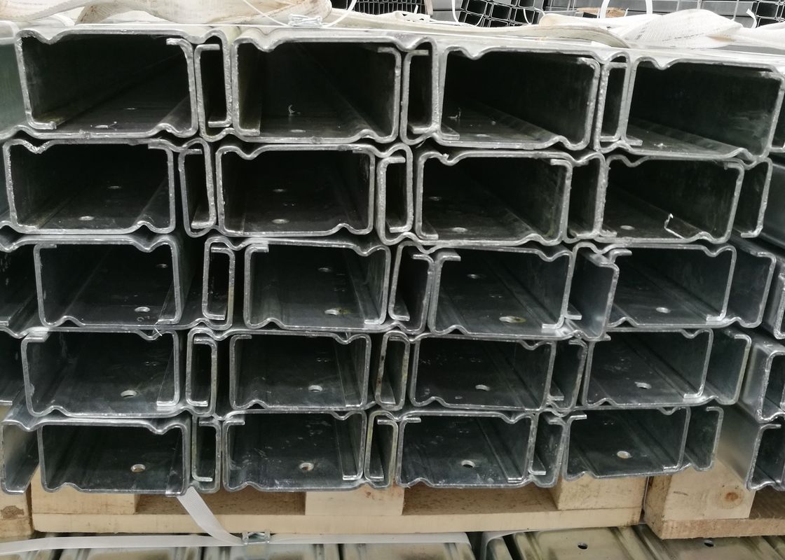 Customized Size Cold Rolled Steel Profiles , Galvanised Steel U Channel