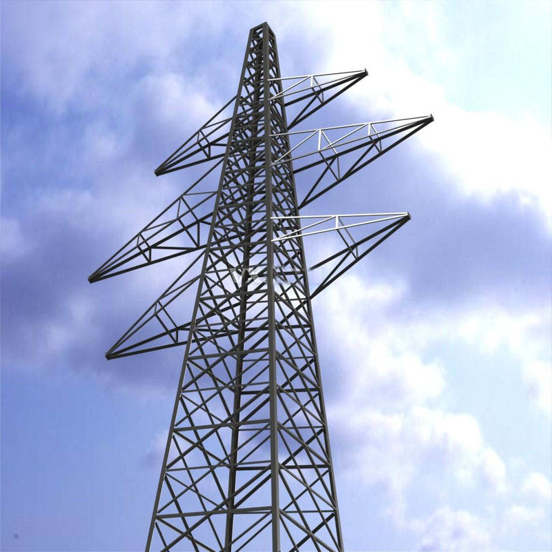 High Performance High Voltage Transmission Towers With ISO 9001 Certification