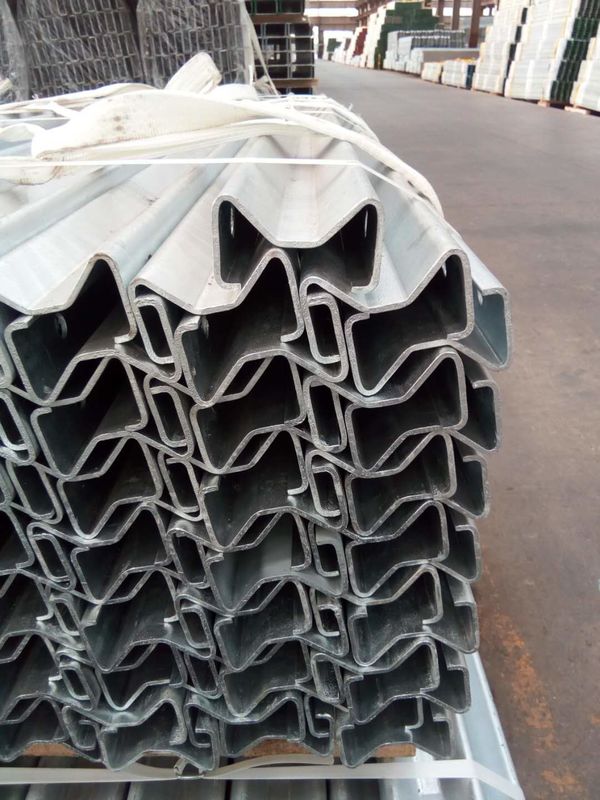Galvanized Solar Panel Mounting Structure , Aluminium Solar Mounting Structure