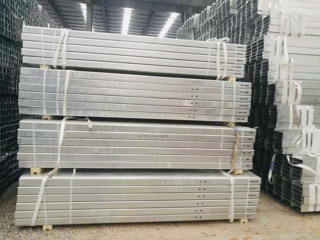 Zinc Plating Solar Panel Mounting Structure H Pile ASTM standard .W6/W8 type