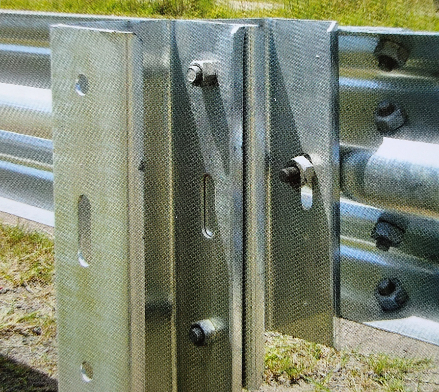 Hot dipped galvanized Cold Roll Formed Corrugated Road Guard Rail   Carbon Steel Q355 Gauge12
